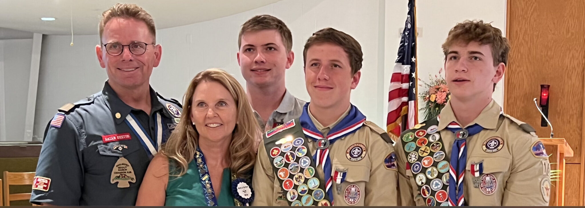 Brian Sexton Boy Scout and Family